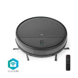 Nedis WIFIVCR001CBK - Aspirator robot Wi-Fi negru cu mop + DO