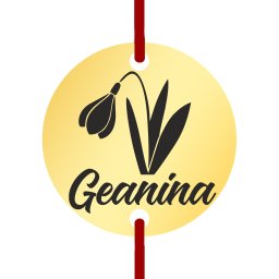 Martisor Bratara Inox Banut Auriu Nume Geanina