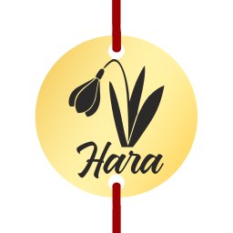 Martisor Bratara Inox Banut Auriu Nume Hara