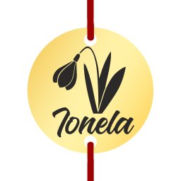 Martisor Bratara Inox Banut Auriu Nume Ionela