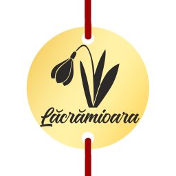 Martisor Bratara Inox Banut Auriu Nume Lacramioara