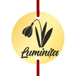 Martisor Bratara Inox Banut Auriu Nume Luminita
