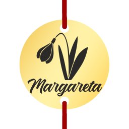 Martisor Bratara Inox Banut Auriu Nume Margareta