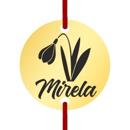 Martisor Bratara Inox Banut Auriu Nume Mirela