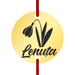 Martisor Bratara Inox Banut Auriu Nume Lenuta
