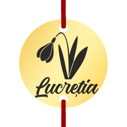 Martisor Bratara Inox Banut Auriu Nume Lucretia