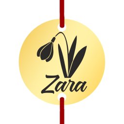 Martisor Bratara Inox Banut Auriu Nume Zara