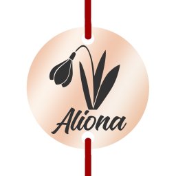 Martisor Bratara Inox Banut Rose Gold Nume Aliona