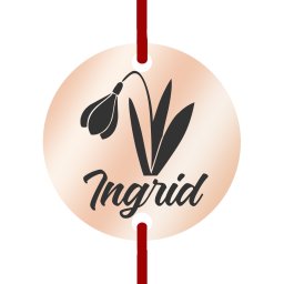 Martisor Bratara Inox Banut Rose Gold Nume Ingrid