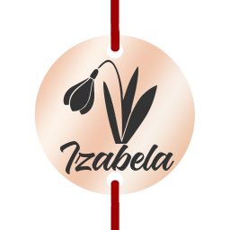 Martisor Bratara Inox Banut Rose Gold Nume Izabela