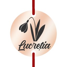 Martisor Bratara Inox Banut Rose Gold Nume Lucretia