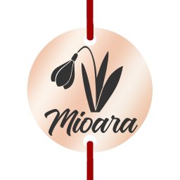 Martisor Bratara Inox Banut Rose Gold Nume Mioara