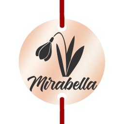 Martisor Bratara Inox Banut Rose Gold Nume Mirabella