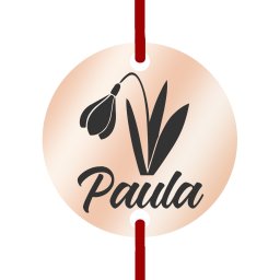 Martisor Bratara Inox Banut Rose Gold Nume Paula