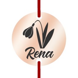 Martisor Bratara Inox Banut Rose Gold Nume Rena