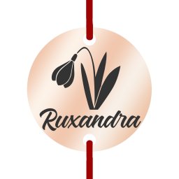 Martisor Bratara Inox Banut Rose Gold Nume Ruxandra
