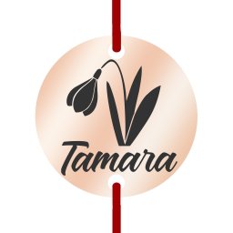 Martisor Bratara Inox Banut Rose Gold Nume Tamara