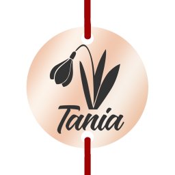 Martisor Bratara Inox Banut Rose Gold Nume Tania