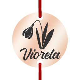 Martisor Bratara Inox Banut Rose Gold Nume Viorela