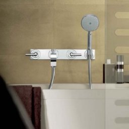 Baterie cada cu 3 gauri Hansgrohe seria Axor Citterio