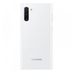 Husa Samsung Galaxy Note 10 LED Back Cover Alb