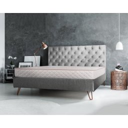 Saltea Ortopedica Bedora Copper Memory Free Air 160x200 cm, memory foam, medie/tare, 21 cm, anatomica, husa antialergica