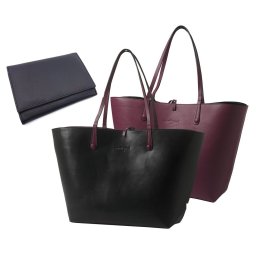 Christmas Lady Dreams Portofel Piele Naturala Negru si Geanta Cacharel cu doua Fete (Negru si Mov)