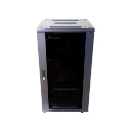 Cabinet rack 22u 600x600 de podea Negru