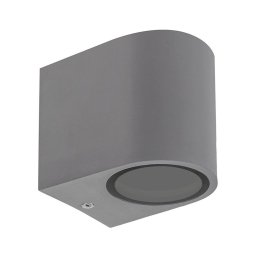 Aplică de exterior PARETE 1xGU10/6W/230V IP54 gri