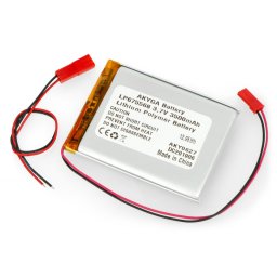 Acumulator Li-Polimer LP675568 de 3.7V și 3500mAh