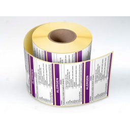 Etichete personalizate, ALERGENI 75x50 mm, 1000 buc rola