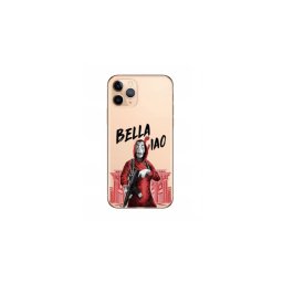 Husa de protectie din silicon, model Bella Ciao, iPhone 11 Pro, Gonga® Multicolor