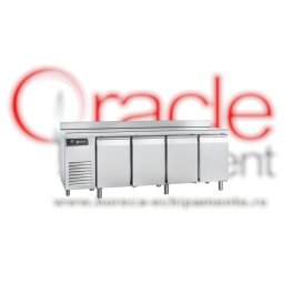 Masă congelare pentru patiserie cu 4 uși și rebord, 28 tăvi 600x400 mm, Smaref