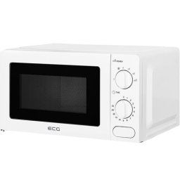 Cuptor cu microunde ecg mtm 1771 we, 17 litri, 700w, 6 niveluri de putere, timer, alb