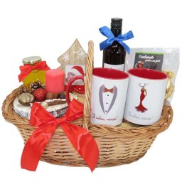 Cos cadou de Craciun, Te iubesc nanuta, produse naturale, 8 piese - ILIF11229