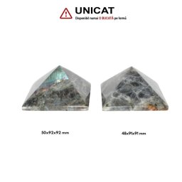 Piramida Labradorit Mineral Natural - 48-50 x 91-92 mm - Unicat