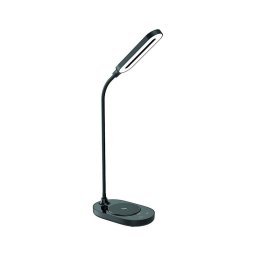 Lampă LED dimabilă tactilă cu încărcare fără fir OCTAVIA LED/7W/230V neagră