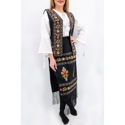 Costum Traditional - IE si Vesta si 2 Fote brodate cu model traditional 2