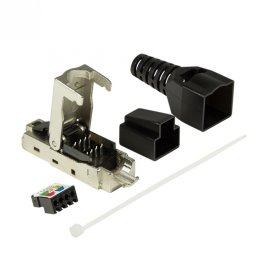Conector ecranat RJ45 cat.6A, Logilink MP0044