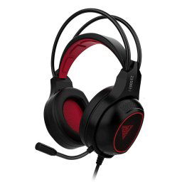 Casti gaming cu microfon Gamdias Eros E2, Iluminare LED multicolora, Negru