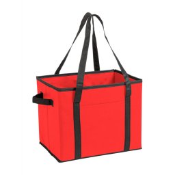 Geanta organizator, pliabila, pentru portbagaj, 340×280×250 mm, Everestus, 20FEB13452, Material netesut, Rosu