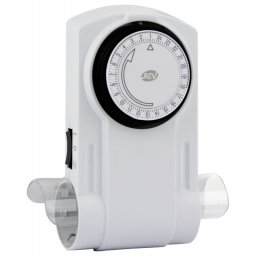 Prelungitor REV timer mechanisch 2-fold white