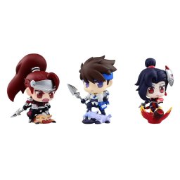 Set 3 Figurine, King Of Glory, Han Xin, Zhao Yun & A Ke, 6 cm, Editie Limitata