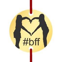 Martisor Bratara Inox Banut Auriu BFF
