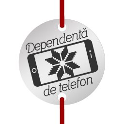 Martisor Bratara Inox Banut Dependenta de Telefon