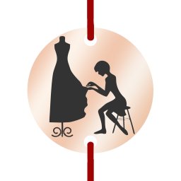 Martisor Bratara Inox Banut Rose Gold Designer Vestimentar