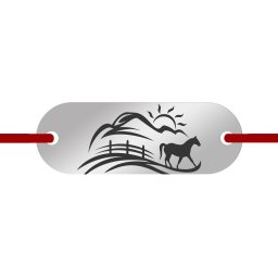 Martisor Bratara Inox Placuta Argintie Natura Peisaj