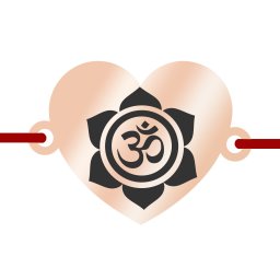Martisor Bratara Inox Inima Rose Gold Chakra Coroanei