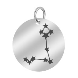 Martisor Pandantiv Inox Banut Argintiu Constelatie Pesti