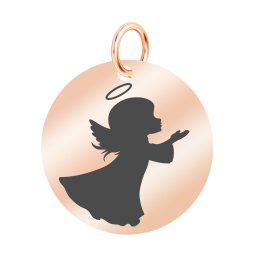 Martisor Pandantiv Inox Banut Rose Gold Ingeras